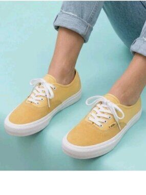 VANS Authentic Ultracush HD Pro Athletic Shoes Sneakers Men's 7, Womens 9 Yellow